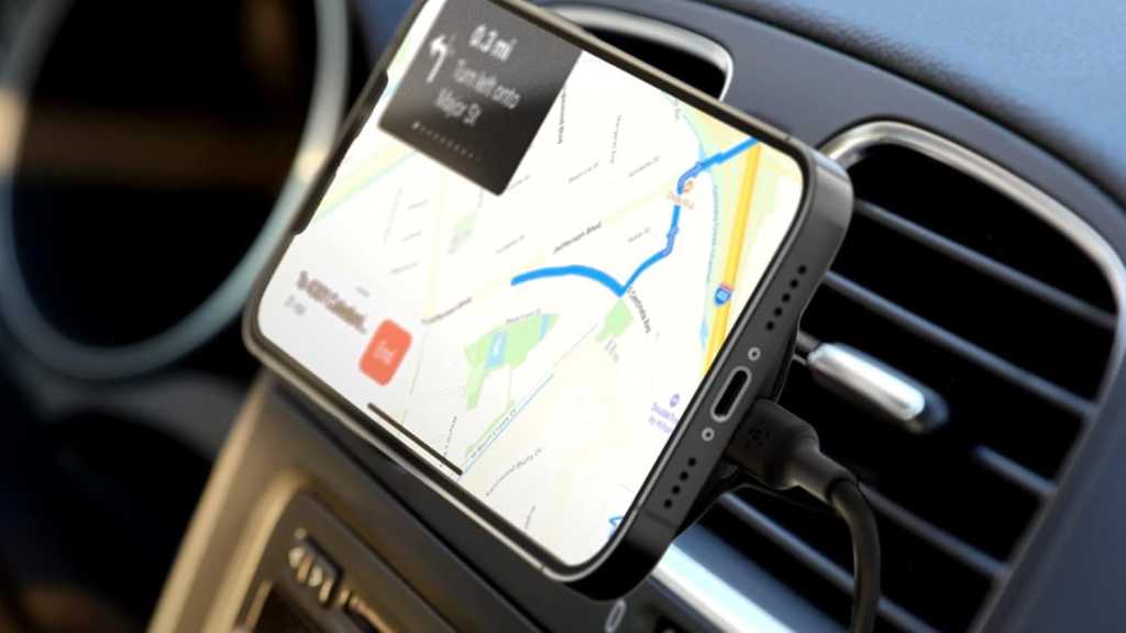 Belkin BoostCharge wireless magnetic charger car mount