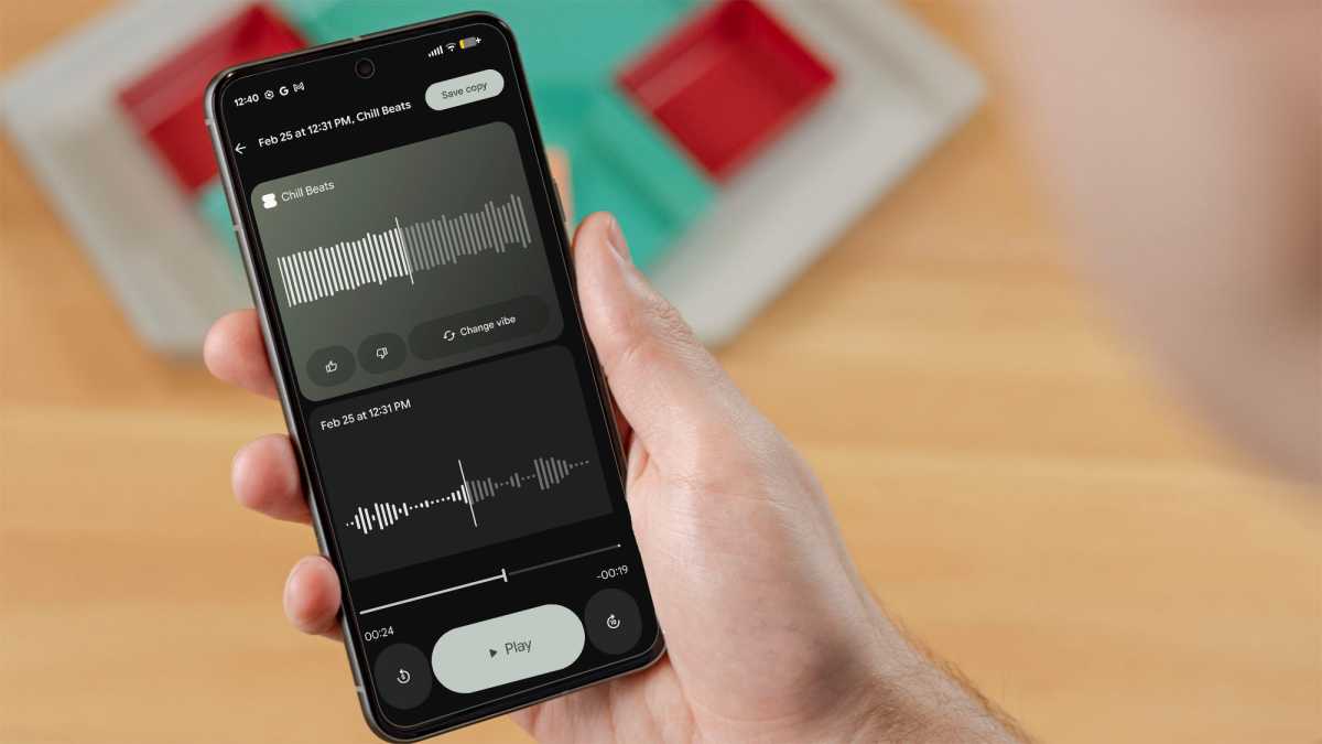 Create a song on a Pixel phone