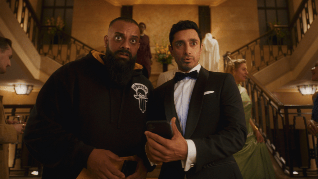 Guz Khan and Riz Ahmed in Bait. Prime Video