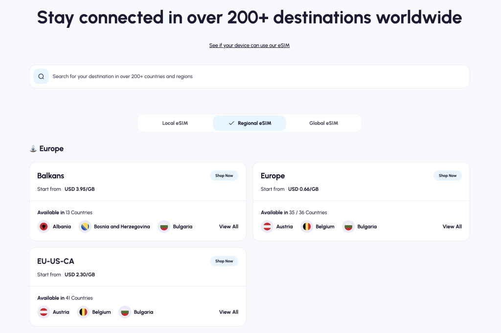 Nomad Regional Plans